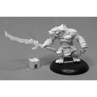 Reaper Miniatures Dungeon Dwellers Wererat Boss #07022 Unpainted Metal Mini - Your Source for Gaming Essentials Store
