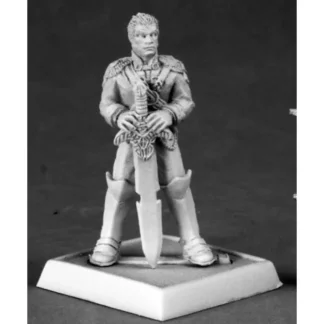 Reaper Miniatures Eagle Knight Of Andoren #60050 Pathfinder Miniatures Unpainted - Your Source for Gaming Essentials Shop