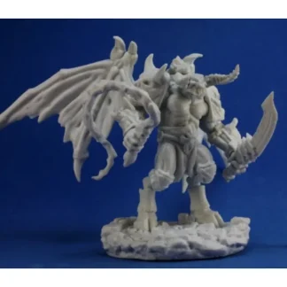 Reaper Miniatures Fire Demon #77315 Bones Unpainted Plastic D&D RPG Mini Figure - Your Source for Gaming Essentials Clearance