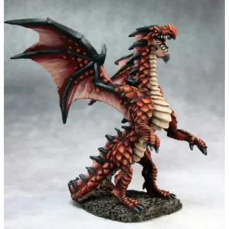 Reaper Miniatures Fire Dragon Hatchling #03664 Dark Heaven Unpainted Metal Mini - Your Source for Gaming Essentials Shop