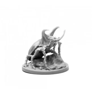 Reaper Miniatures Giant Rhino Beetle #44138 Bones Black Unpainted Plastic Figure - Your Source for Gaming Essentials Best