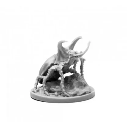 Reaper Miniatures Giant Rhino Beetle #44138 Bones Black Unpainted Plastic Figure - Your Source for Gaming Essentials Best