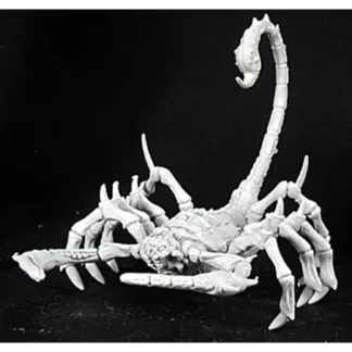 Reaper Miniatures Giant Scorpion, Nefsokar Monster 14244 Nefsokar Unpainted Mini - Your Source for Gaming Essentials Online