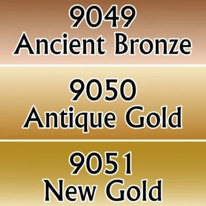 Reaper Miniatures Gold-Toned Metal #09717 Master Series Triads 3 Pack .5oz Paint - Your Source for Gaming Essentials Shop