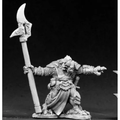 Reaper Miniatures Gulark, Reptus Warlord #03442 Dark Heaven Unpainted Metal - Your Source for Gaming Essentials Online