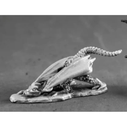 Reaper Miniatures Ice Dragon Hatchling #03691 Dark Heaven Unpainted Metal - Your Source for Gaming Essentials Online