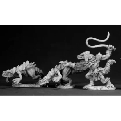 Reaper Miniatures Lizard Hunting Pack (3 Pcs) 02331 Dark Heaven Unpainted Metal - Your Source for Gaming Essentials Outlet