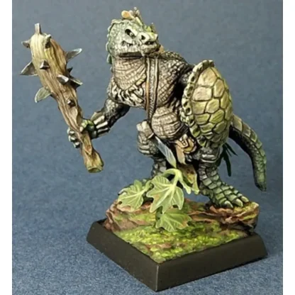 Reaper Miniatures Lizardman w/ Club & Shield 03705 Dark Heaven Unpainted Metal - Your Source for Gaming Essentials Store