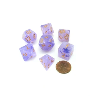 Reaper Miniatures Lucky Pizza Dungeon Dice - Gem Purple - Your Source for Gaming Essentials Clearance