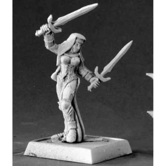 Reaper Miniatures Majeda, Battle Nun #14543 Crusaders Unpainted RPG Mini Figure - Your Source for Gaming Essentials Shop