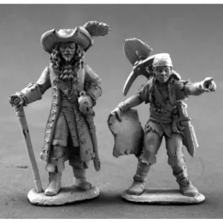 Reaper Miniatures Pirate Lord and Cabin Boy #03635 Dark Heaven Unpainted Metal - Your Source for Gaming Essentials Flash Sale