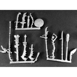 Reaper Miniatures Reptus Weapons (15) 14449 Reptus Unpainted RPG D&D Mini Figure - Your Source for Gaming Essentials Fashion