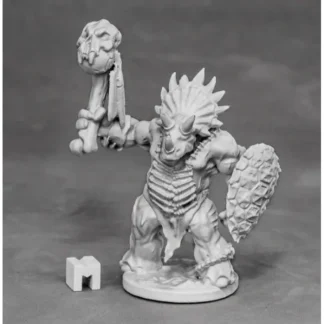 Reaper Miniatures Thunderfoot Defender (Triceratops) #03874 Unpainted Metal Mini - Your Source for Gaming Essentials Best Sale
