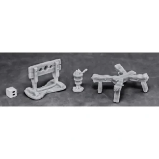 Reaper Miniatures Torture Equipment 1 #77442 Bones Unpainted RPG D&D Mini Figure - Your Source for Gaming Essentials Flash Sale