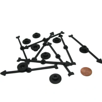 Set of 8, 4 Inch Snap Together Spinners Board Game Playing Piece Spin - Your Source for Gaming Essentials New
