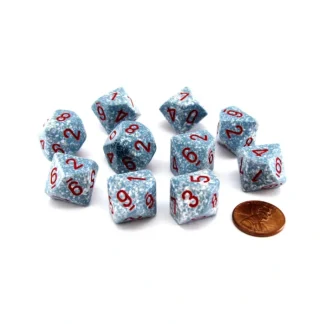 Set of 10 Chessex D10 Dice - Speckled Air - Your Source for Gaming Essentials Cheap