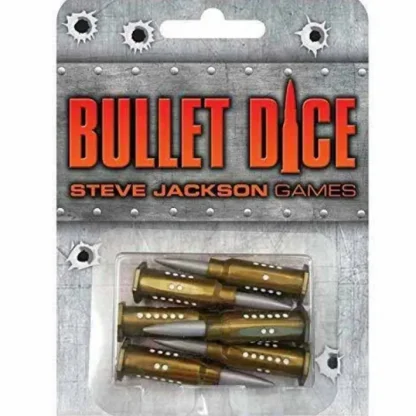 Set of 6 D6 Bullet Dice - Your Source for Gaming Essentials Discount