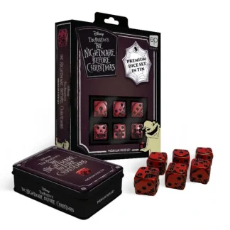 Set of 6 D6 Pop Culture Premium Dice with Case - The Nightmare Before Christmas - Your Source for Gaming Essentials Outlet