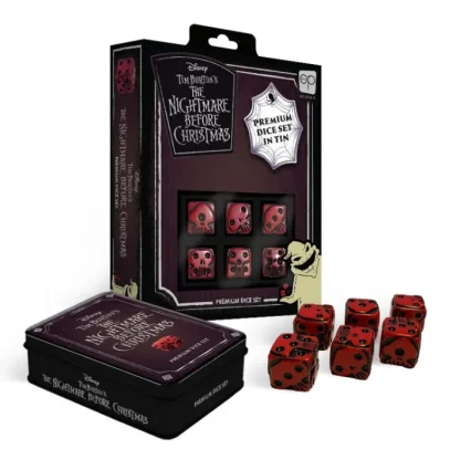 Set of 6 D6 Pop Culture Premium Dice with Case - The Nightmare Before Christmas - Your Source for Gaming Essentials Outlet