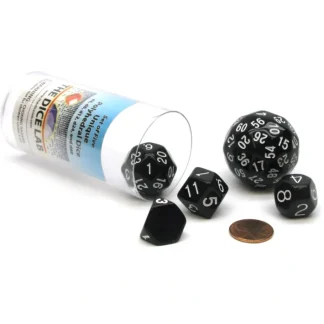Set of 5 Polyhedral The Dice Lab Dice: D4 D8 D12 D24 D60 - Choose Your Color - Your Source for Gaming Essentials Flash Sale