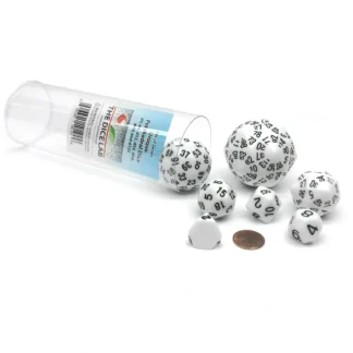 Set of 7 Unique Polyhedral Dice: D4 D8 D12 D24 D48 D60 D120 - Choose Your Color - Your Source for Gaming Essentials Best Sale