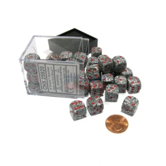 Speckled 12mm D6 Chessex Dice Block (36 Dice) - Granite - Your Source for Gaming Essentials Outlet