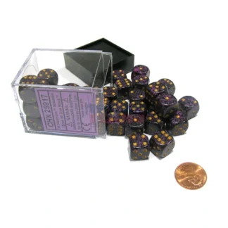 Speckled 12mm D6 Chessex Dice Block (36 Dice) - Hurricane - Your Source for Gaming Essentials Clearance