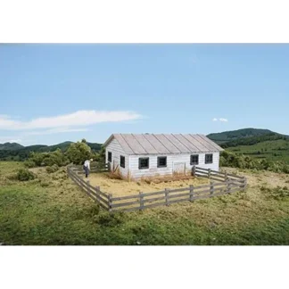 Trains | Walthers 933-3337 Hog House & Pen Lasercut Building Kit - Your Source for Gaming Essentials