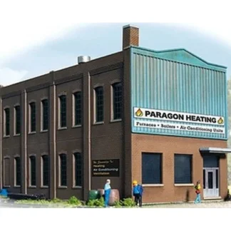 Trains | Walthers 933-3296 N Paragon Heating Modulars Modernized Building Front - Your Source for Gaming Essentials