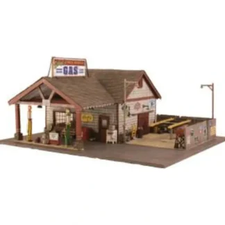 Trains | Woodland Scenics BR5048 HO Built-&-Ready Ethyl''''s Gas & Service Building - Your Source for Gaming Essentials