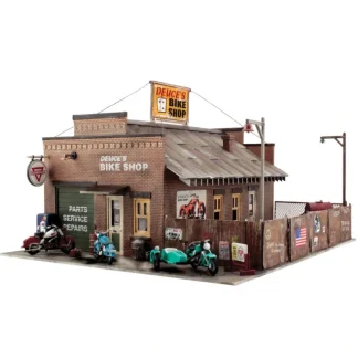 Trains | Woodland Scenics PF5895 O Deuce's Bike Shop Building Kit - Your Source for Gaming Essentials